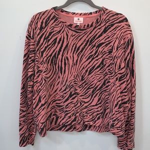 Sundry Zebra Print Sweatshirt in size 1/ Small